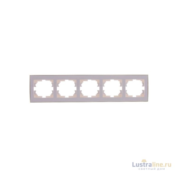 Рамка 5-местная горизонтальная Lezard Rain 703-0226-150