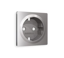 Лицевая панель для розетки с/з Ambrella Volt Alfa AP5060