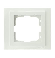 Рамка на 1 пост Mono Electric Despina жемчуг 102-250000-160