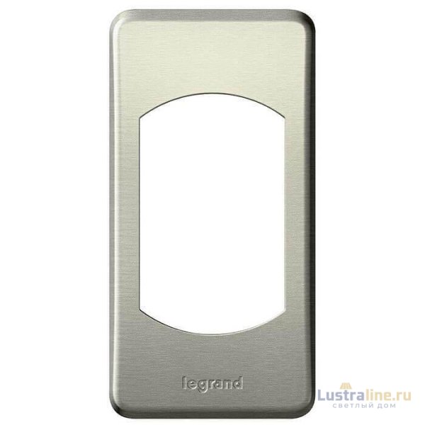 Рамка 1-постовая Legrand Celiane титан 068900
