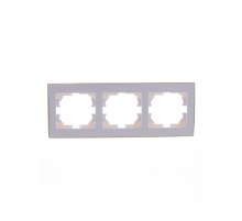 Рамка 3-местная горизонтальная Lezard Rain 703-0226-148