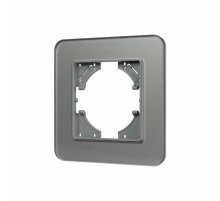 Рамка стеклянная на 1 пост Arlight FRM-OMALI-SFGS-1-GR 049677