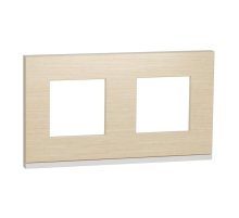 Рамка 2-постовая Schneider Electric Unica New NU600483