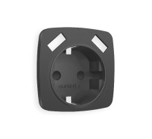 Лицевая панель для розетки с/з со шторками 2USB A+A Ambrella Volt Omega OP9090