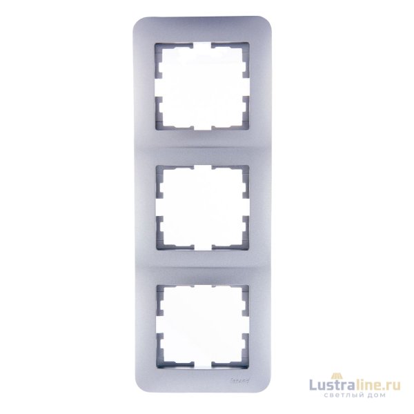 Рамка 3-местная вертикальная Lezard Karina Life 708-3000-153