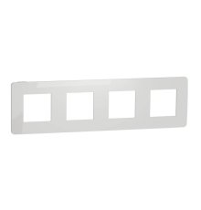 Рамка 4-постовая Schneider Electric Unica New NU280818