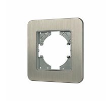 Рамка алюминиевая на 1 пост Arlight FRM-AKIRY-AL-1-SR 049680