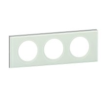 Рамка 3-постовая Legrand Celiane смальта белая глина 069313