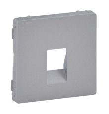 Лицевая панель Legrand Valena Life аудиорозетки алюминий 755362