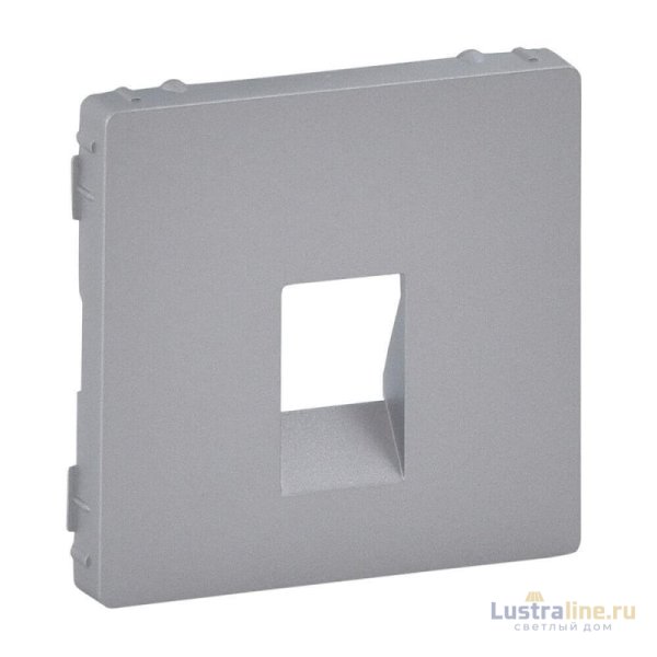 Лицевая панель Legrand Valena Life аудиорозетки алюминий 755362