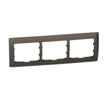 Рамка 3-постовая Legrand Galea Life темная бронза 771203