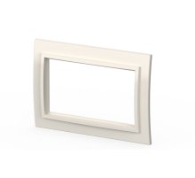 Рамка для двухместной розетки без заземления ELBI Zena 608-010200-908