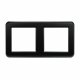 Рамка двухместная Arlight FRM-VERSA-PL-2-BK 043778