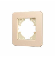 Рамка алюминиевая на 1 пост Arlight FRM-AKIRY-SFAL-1-GD 049686
