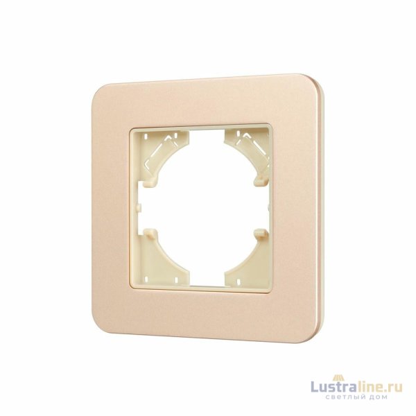 Рамка алюминиевая на 1 пост Arlight FRM-AKIRY-SFAL-1-GD 049686