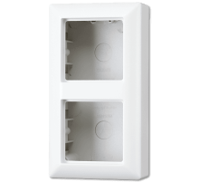 Коробка двухместная Jung AS582AWW