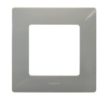 Рамка 1-постовая Legrand Etika светлая галька 672521