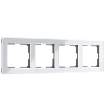 Рамка на 4 поста Werkel Acrylic белый 4690389190520 W0042701 a062131