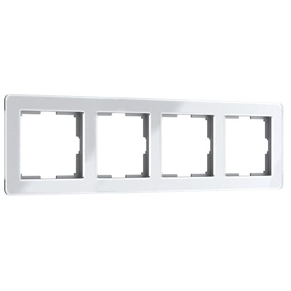 Рамка на 4 поста Werkel Acrylic белый 4690389190520 W0042701 a062131