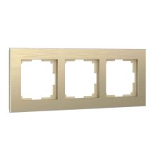 Рамка Werkel Aluminium на 3 поста шампань алюминий W0021711 4690389158155