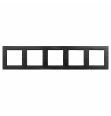 Рамка на 5 постов Arlight FRM-PRESTO-ALS-5-BK 043865
