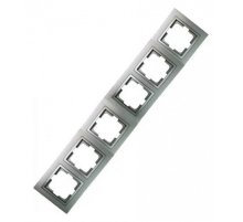 Рамка на 6 постов Mono Electric Despina антрацит 102-240000-166 Рамка на 6 постов Mono Electric Despina антрацит 102-240000-166