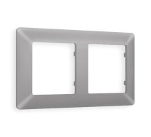 Рамка двухместная Ambrella Volt Line AF110502