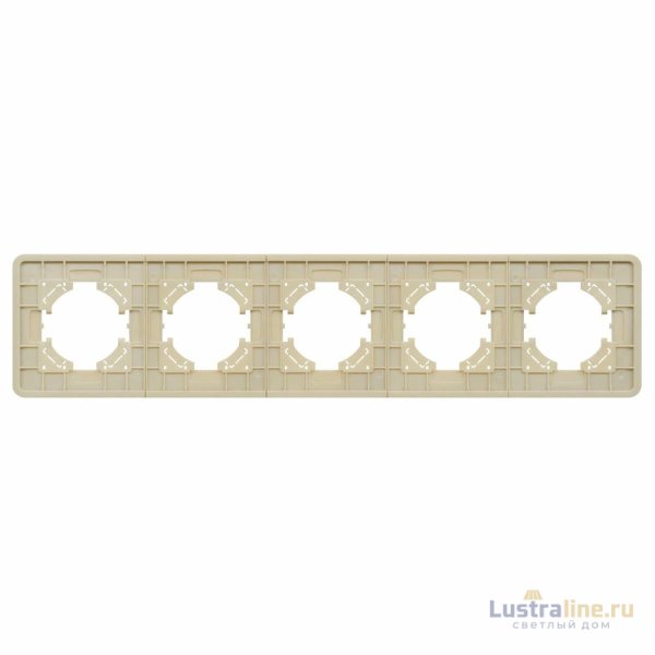 Рамка на 5 постов алюминиевая Arlight FRM-AKIRY-AL-5-GD 049736