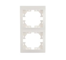 Рамка 2-местная вертикальная Lezard Mira 701-0200-152 Рамка 2-местная вертикальная Lezard Mira 701-0200-152