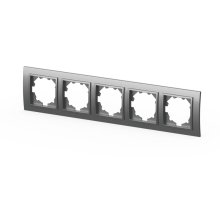 Рамка пятиместная ELBI Zena 500-011000-250