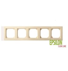 Рамка пятиместная Liregus Epsilon 28-0885