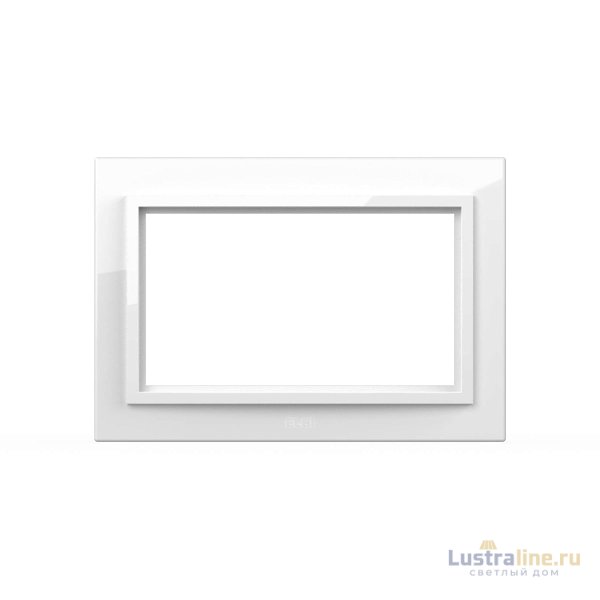 Рамка для двухместной розетки без заземления ELBI Zena 608-015600-908