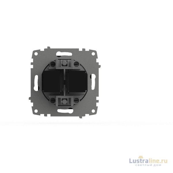 Розетка компьютерная двухместная ( Cat 6) ELBI Zena Vega 609-014800-248
