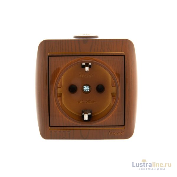 Розетка с/з Lezard Nata 710-0800-122