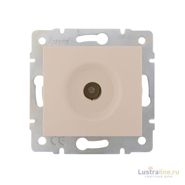 Розетка ТВ проходная Lezard Karina 707-0388-129