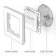 Розетка двойная Ethernet RJ-45 Werkel белый W1181101 4690389155376