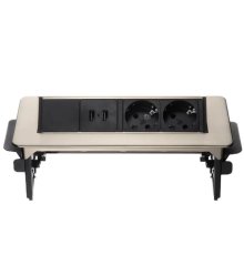 Блок розеток 47 (4 секции и 2 USB) Mebax 00-00000829