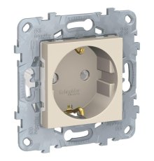 Розетка Schneider Electric Unica New с/з без шторок 16A 250V NU503644