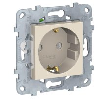 Розетка Schneider Electric Unica New с/з без шторок 16A 250V NU505644
