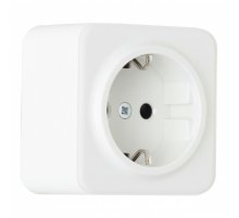 Розетка с заземлением и шторками Arte Milano 310.40-1.white