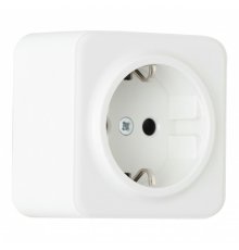 Розетка с заземлением и шторками Arte Milano 310.40-1.white