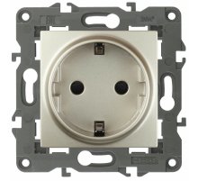 Розетка 2P+E Schuko со шторками Эра 14-2102-04 Б0034275