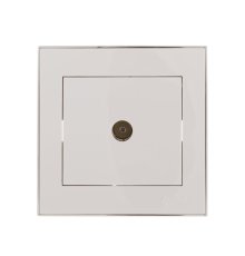 Розетка ТВ проходная Lezard Rain 703-0225-129