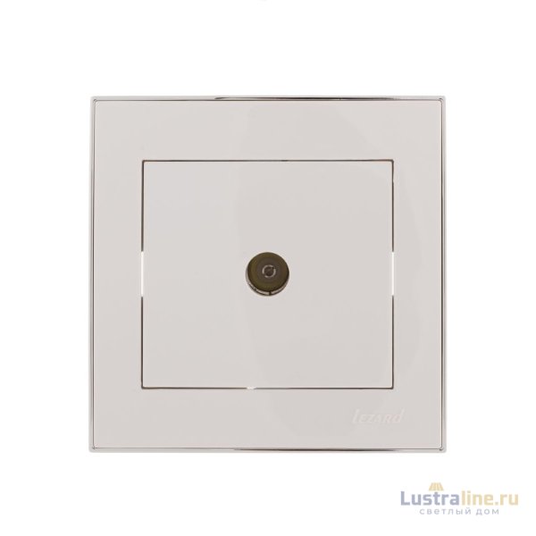 Розетка ТВ проходная Lezard Rain 703-0225-129
