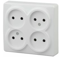 Розетка 4х2P Эра 11-2210-01 Б0020706