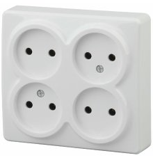 Розетка 4х2P Эра 11-2210-01 Б0020706