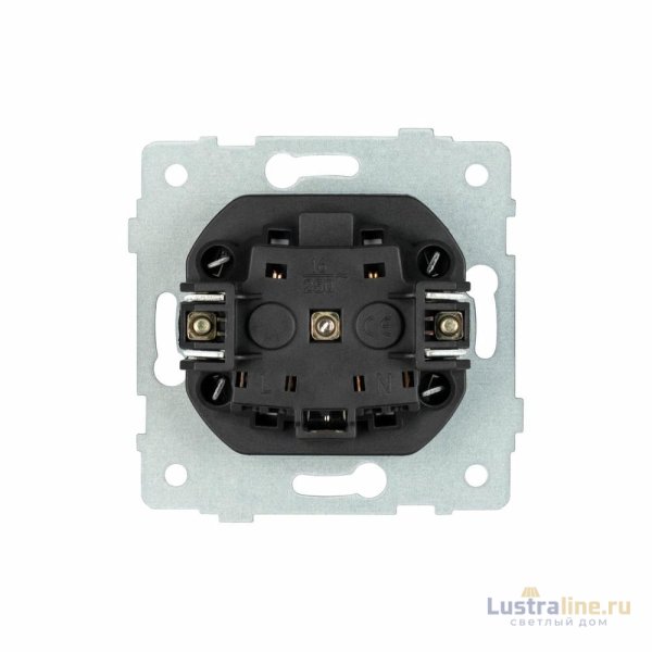 Механизм электрической розетки Arlight SCT-MEU1-PL-GD-V (250V, 16A) 049817