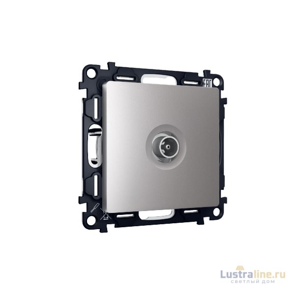 Комплект механизма TV розетки оконечной 50-870 MHz 1dB Ambrella Volt Alfa MA513010