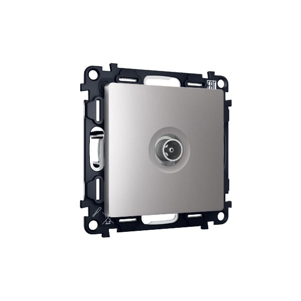 Комплект механизма TV розетки оконечной 50-870 MHz 1dB Ambrella Volt Alfa MA513010