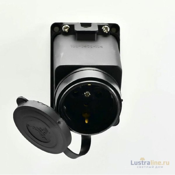 Розетка наружная с заглушкой Lezard Каучук 106-0400-0104/104